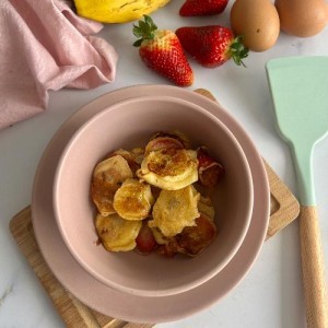 Pancakes rellenos de frutas 