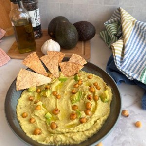 Hummus de aguacate 